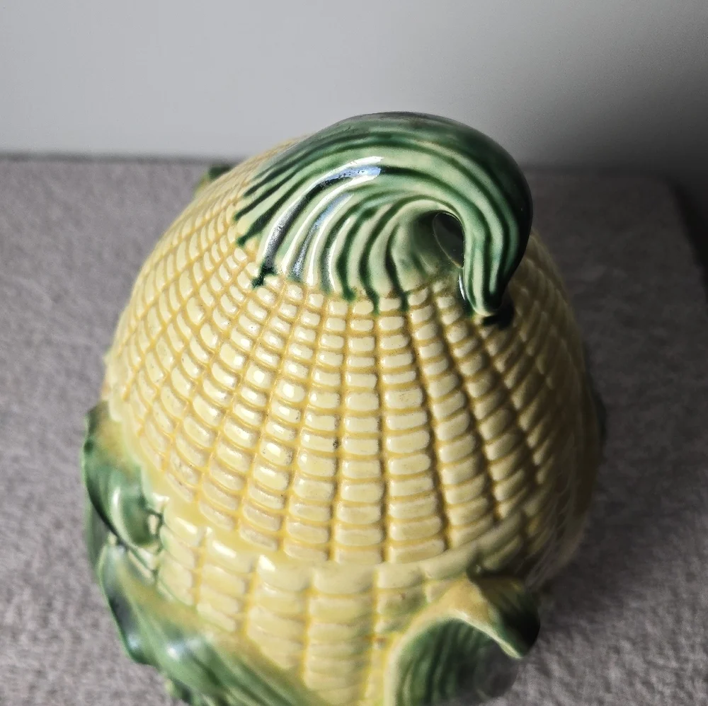 Vintage Stanford Ware #512 Corn Husk Corn Cob Cookie Jar